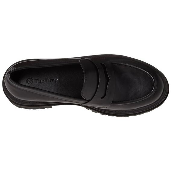 NWT The Drop Women's Ryan Lug Sole Slip On Penny Loafer Black 9 Preppy Boho New - Picture 6 of 9